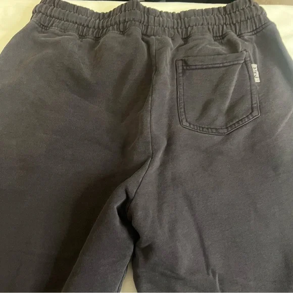PACT Organic Cotton Cropped Sweatpants Charcoal Gray Size M - Picture 5 of 6